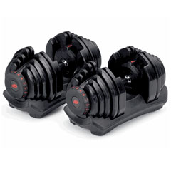 Adjustable dumbells